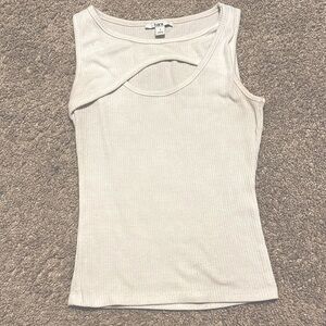Bar III, white, small sized once worn top